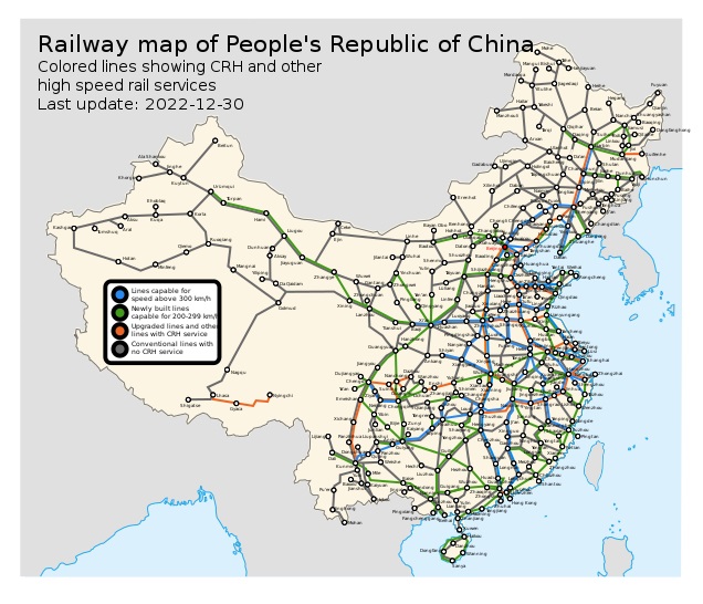 Railway Map of China